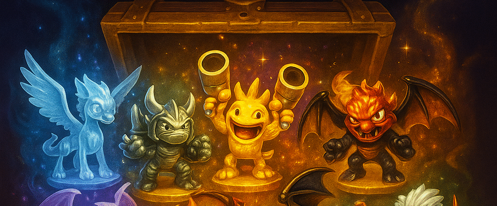 Os Bonecos Mais Raros de Skylanders: Coleções, Variantes e Lendas da Franquia