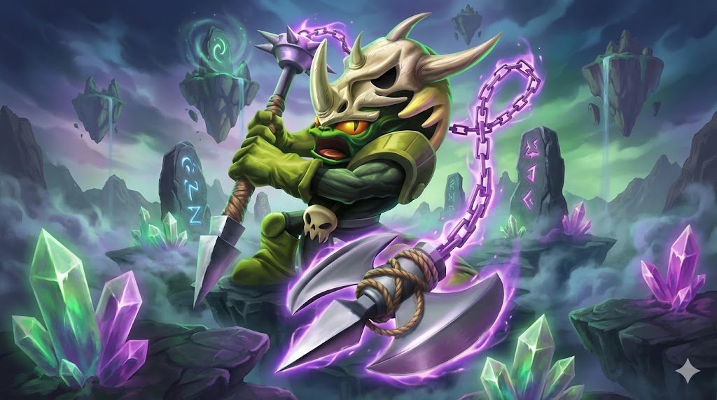 Voodood, o Orc xamã do elemento Mágica - Skylanders Spyro's Adventure